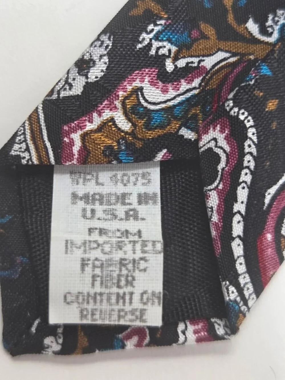 Wembley necktie measuring